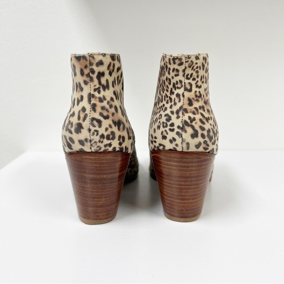 Rachel Comey Leopard Boots Booties Ankle 7 Mars? Cheetah - Picture 4 of 8
